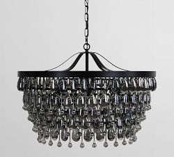 Ordman Crystal Round Chandelier (28")