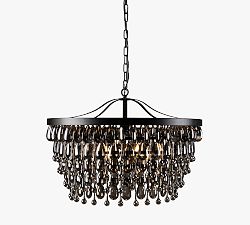 Ordman Crystal Round Chandelier (28")
