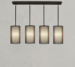 Edna Metal Linear Chandelier (45")