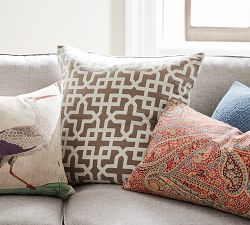 Holt Trellis Jacquard Pillow Cover
