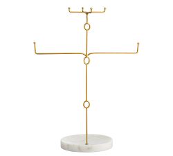 Sophie Brass French Wire Jewelry Stand