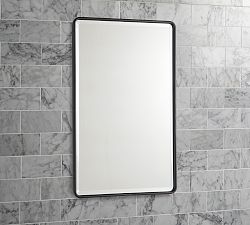 Open Box: Vintage Inset Medicine Cabinet (17"W x 27"H) - Matte Black