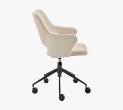 Briar Upholstered Swivel Desk Chair