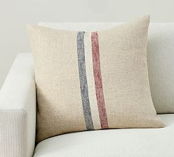 Patriotic Striped Pillow Cover