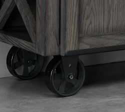 Parrish Bar Cabinet - Charcoal (62")