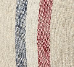 Patriotic Striped Pillow Cover
