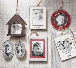 Silver-Plated Personalized Oval Locket Ornament