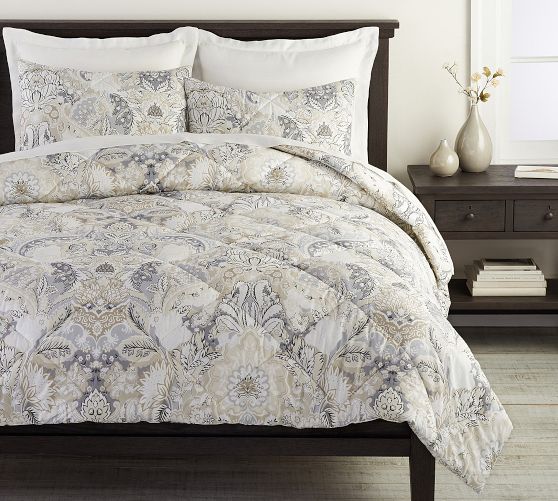 Celeste Percale Comforter by Pottery Barn