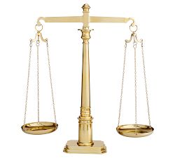 The Emily &amp; Meritt Brass Scale Jewelry Stand