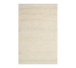 Open Box: Channeled New Zealand Wool Shag Rug, 10' x 14' - Ivory