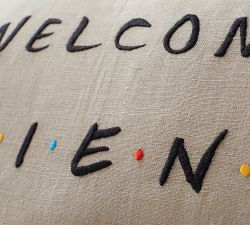 Friends Welcome Pillow Cover