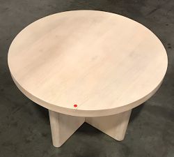Open Box: Cayman Round Nesting Coffee Table, 26" Diam. - Biscotti