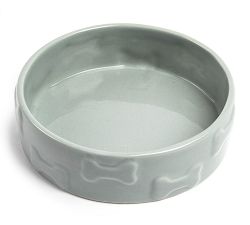 Classic Bone Bowls, Set of 2 - Gray