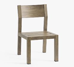Open Box: Rockport Outdoor Dining Side Chair Frame - Faux Wood Gray