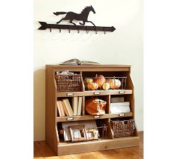 Horse Weather Vane Row of Hooks