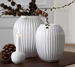 Kähler Hammershoi White Porcelain Candle Holders
