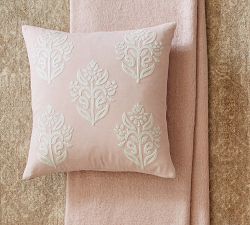 Kyla Floral Embroidered Pillow Cover