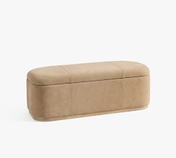 Lawton Leather Storage Bench (52")
