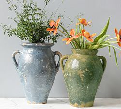 Found Terracotta Amphora with Rim