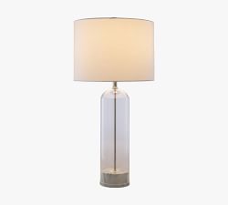 Belorun Hand-Blown Glass Table Lamp (29")