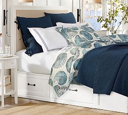 Coral Shell Duvet Cover &amp; Shams