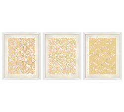 Pink Gold Vines Paper Print