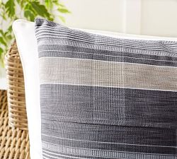 Bamforth Striped Outdoor Pillow