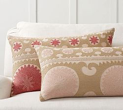 Somers Embroidered Pillow Cover