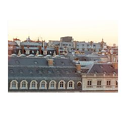 Sunsets on Palais Royal Framed Print by Rebecca Plotnick