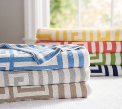 Greek Key Throw