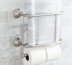 Mercer Magazine Rack &amp; Paper Holder