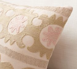 Somers Embroidered Pillow Cover