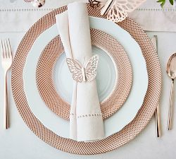 Monique Lhuillier Papillon Napkin Ring, Set of 4