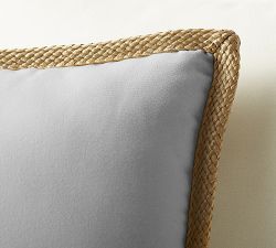 Cozy Contrast Gray Outdoor Pillow Set