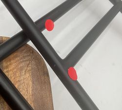 Open Box: Atticus Counter Stool (24") - Light Honey, Black