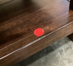 Open Box: Benchwright Rectangular Coffee Table (54") - Rustic Mahogany