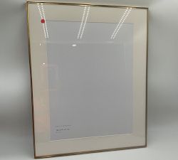 Open Box: Stowe Modern Metal Frame, 24"x30" (18"x24" Opening) - Brass
