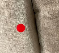 Open Box: York Square Arm Right Chaise - Performance Heathered Tweed Pebble