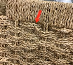 Open Box: Capitola Basket, Square (18"W x 21"H) - Natural