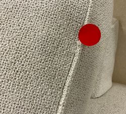 Open Box: Pearce Square Arm Upholstered Right Armchair - Performance Boucle Oatmeal