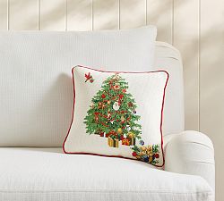 Nostalgic Christmas Needlepoint Pillow