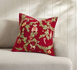 Velvet Icon Bear Pillow Cover