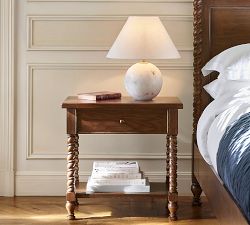 Marlo Stone Round Table Lamp (26")