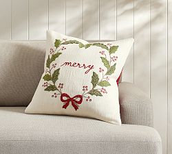 Merry Mistletoe Pillow Cover