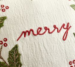 Merry Mistletoe Pillow Cover