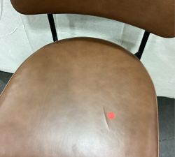 Open Box: Maison Leather Counter Stool (24") - Signature Maple, Antique Bronze