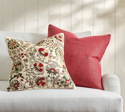 Suzani Fleur Embroidered Pillow Cover