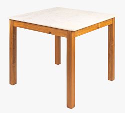 Doherty Square Marble Top Dining Table (35")