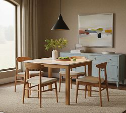 Doherty Square Marble Top Dining Table (35")