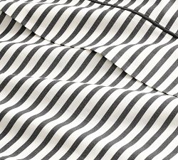 400-Thread-Count Traditional Striped Sateen Sheet Set